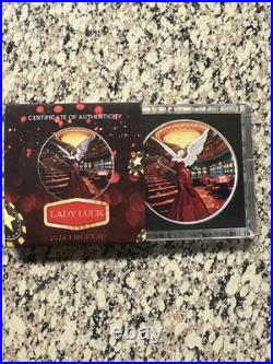 2024 Mexico Libertad 1 Oz. 999 Silver Colorized Lady Luck LE #25/ 399 (Early #)