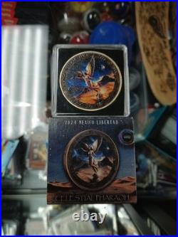 2024 Mexico Libertad 1 Oz Silver Celestial Pharaoh Mintage 076 / 250