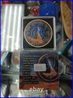 2024 Mexico Libertad 1 Oz Silver Celestial Pharaoh Mintage 076 / 250 2024 Mexico Libertad 1 Oz Silver Celestial Pharaoh Mintage 076 / 250