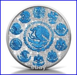 2024 Mexico Libertad 1 oz Silver Diamond Dusted & Ice Edition