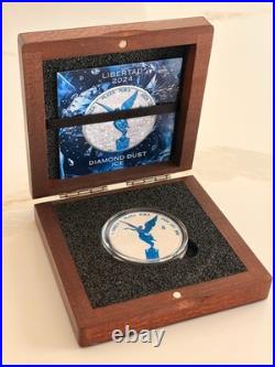 2024 Mexico Libertad 1 oz Silver Diamond Dusted & Ice Edition