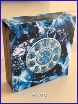 2024 Mexico Libertad 1 oz Silver Diamond Dusted & Ice Edition