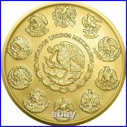 2024 Mexico Libertad 1 oz Silver Fractal Destiny Metallic Color with Green Holo