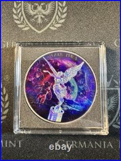 2024 Mexico Libertad 1 oz Silver Metallic Colored with Holo Cosmos Mintage 300 2024 Mexico Libertad 1 oz Silver Metallic Colored with Holo Cosmos Mintage 300