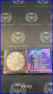 2024 Mexico Libertad 1 oz Silver Metallic Colored with Holo Cosmos Mintage 300 2024 Mexico Libertad 1 oz Silver Metallic Colored with Holo Cosmos Mintage 300