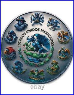 2024 Mexico Libertad 3024 The Future Coin 1 Oz Silver Coin