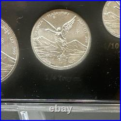 2024 Mexico Libertad. 999 Fine Silver 5 Coin Uncirculated Collection Set