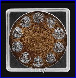 2024 Mexico Libertad Aztec Dragon Edition 1 oz. 999 Silver Coin with Capsule & COA