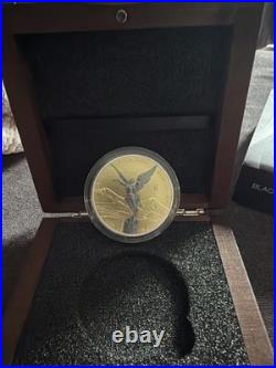 2024 Mexico Libertad BLACK PLATINUM & GOLD and SILVER 1oz. 999 -Only 500 Made