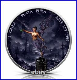 2024 Mexico Libertad Black Hologram Black Forest 1 oz Silver Colorized Coin 2024 Mexico Libertad Black Hologram Black Forest 1 oz Silver Colorized Coin