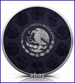 2024 Mexico Libertad Black Hologram Black Forest 1 oz Silver Colorized Coin