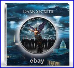 2024 Mexico Libertad Black Hologram Dark Secrets 1 oz Silver Colorized Coin