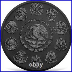 2024 Mexico Libertad Black Platinum & Ruthenium Edition 1 oz. 999 Silver Coin