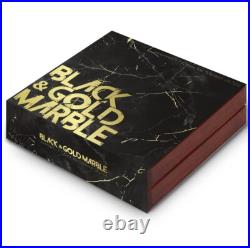 2024 Mexico Libertad Black and Gold Marble 1 oz Silver Colorized Ceramic Coated
