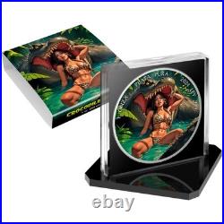 2024 Mexico Libertad Crocodile Attacked Edition 1 oz Silver Coin