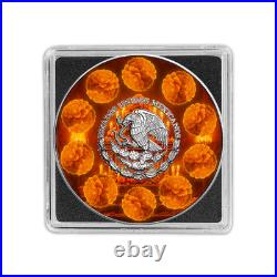 2024 Mexico Libertad Dia De Muertos Edition 1 oz Silver Art Coin mintage of 250