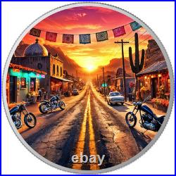 2024 Mexico Libertad Dia de los Muertos Biker Edition Silver Coin Mintage 200