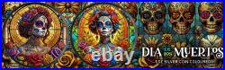 2024 Mexico Libertad Dia de los Muertos Stained Glass 1 oz Silver Colorized Coin 2024 Mexico Libertad Dia de los Muertos Stained Glass 1 oz Silver Colorized Coin