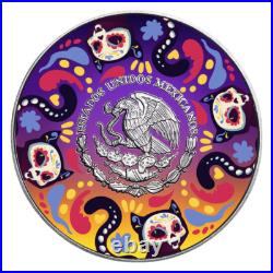 2024 Mexico Libertad El Gato De Los Muertos Edition 1 oz Silver Coin