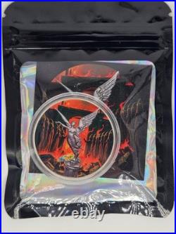 2024 Mexico Libertad End of the World 1 oz Colorized Silver Art Coin 100 Minted