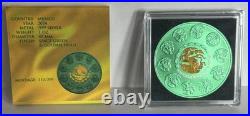 2024 Mexico Libertad Germania Mint Space Green Holographic 1 oz silver Art coin