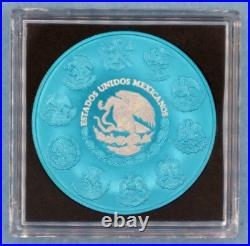 2024 Mexico Libertad Hard-to-Find Space Blue Hologram 1 oz. 999 Silver, #322/399