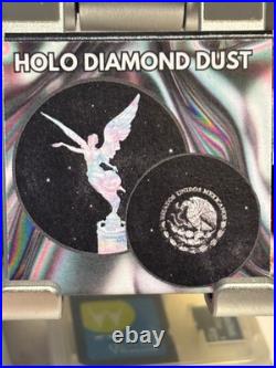 2024 Mexico Libertad Holo Diamond Dust Edition 1 oz. 999 Silver Coin 500 made 2024 Mexico Libertad Holo Diamond Dust Edition 1 oz. 999 Silver Coin 500 made