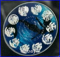 2024 Mexico Libertad Holo Mermaid Blue Ocean Edition 1 oz Silver Coin