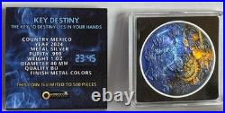 2024 Mexico Libertad Key Destiny Edition 1 oz Silver Metallic Color Art Coin