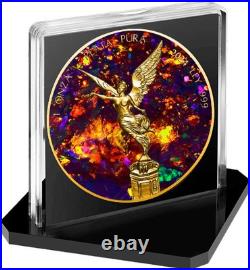 2024 Mexico Libertad Metal Black Opal Edition 1 oz Silver Coin