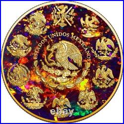 2024 Mexico Libertad Metal Black Opal Edition 1 oz Silver Coin with Capsule & COA