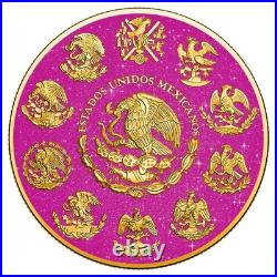 2024 Mexico Libertad Mother of Pearl Pink Sapphire (250 Mintage)