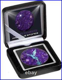 2024 Mexico Libertad Precious Gemstones Starry Charoite Edition 1 oz Silver Coin