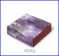 2024 Mexico Libertad Purple Marble Coin 1 oz. 999 Silver in box with coa