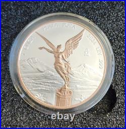 2024 Mexico Libertad Red Gold Edition Coin 1 oz. 999 Silver Box/COA 2024 Mexico Libertad Red Gold Edition Coin 1 oz. 999 Silver Box/COA