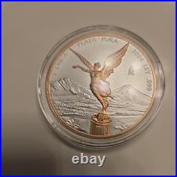 2024 Mexico Libertad Red Gold Series 1 oz. 999 Silver Coin