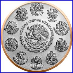 2024 Mexico Libertad Red Gold Series 1 oz Silver Coin