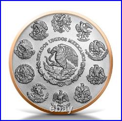 2024 Mexico Libertad Red Gold Series 1oz Silver Coin COA & Wooden Box 2024 Mexico Libertad Red Gold Series 1oz Silver Coin COA & Wooden Box