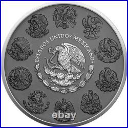 2024 Mexico Libertad Silver Ring 1 oz Silver Colorized Ruthenium Coin 2024 Mexico Libertad Silver Ring 1 oz Silver Colorized Ruthenium Coin