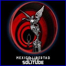 2024 Mexico Libertad Solitude Edition 1 oz Silver Color Coin