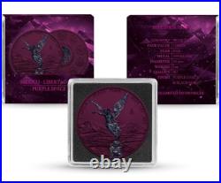 2024 Mexico Libertad Space Purple with Black Holo Coin 1 oz. 999 Silver Germania 2024 Mexico Libertad Space Purple with Black Holo Coin 1 oz. 999 Silver Germania
