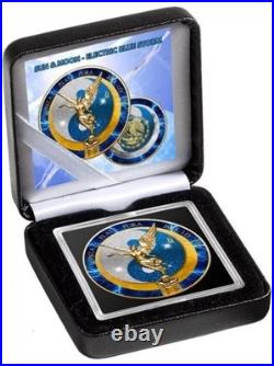 2024 Mexico Libertad Sun & Moon Electric Blue Storm Edition 1oz Silver Coin
