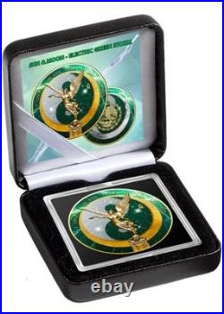 2024 Mexico Libertad Sun & Moon Electric Green Storm Edition 1oz SilverCoin 2024 Mexico Libertad Sun & Moon Electric Green Storm Edition 1oz SilverCoin