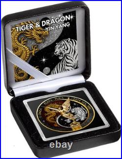 2024 Mexico Libertad Tiger & Dragon Yin Yang Edition 1 oz Silver Coin