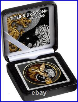 2024 Mexico Libertad Tiger & Dragon Yin Yang Edition 1 oz Silver Coin 2024 Mexico Libertad Tiger & Dragon Yin Yang Edition 1 oz Silver Coin