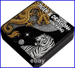 2024 Mexico Libertad Tiger & Dragon Yin Yang Edition 1 oz Silver Coin