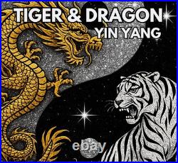 2024 Mexico Libertad Tiger & Dragon Yin Yang Edition 1 oz Silver Coin
