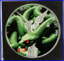 2024 Mexico Libertad Under the Skin Snake Edition 1 oz Silver Coin