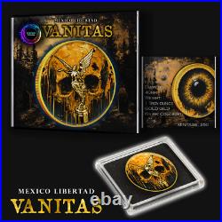 2024 Mexico Libertad Vanitas 1oz. 999 Silver Coin