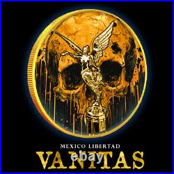 2024 Mexico Libertad Vanitas 1oz. 999 Silver Coin